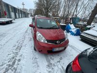 Gebraucht Nissan Note 89 PS (65 kW) 2009 Rot Kleinwagen