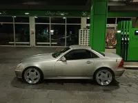 Gebraucht Mercedes SLK230 197 PS (144 kW) 2003 Silber Cabrio