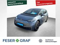 Gebraucht VW ID.3 Pure 110 kW (150 PS) 2021 Stonewashed blue metallic schwarz Kleinwagen