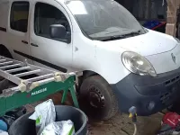 Gebraucht Renault Kangoo 68 PS (50 kW) 2008 Weiß Van / Kleinbus