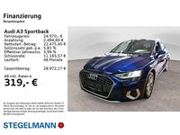 Gebraucht Audi A3 Advanced Plus 150 PS (110 kW) 2022 Navarrablau metallic Limousine