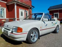 Gebraucht Ford Escort Cabriolet 90 PS (66 kW) 1989 Weiß Cabrio