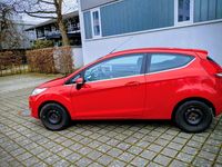 Gebraucht Ford Fiesta Titanium 97 PS (71 kW) 2009 Rot Kleinwagen