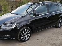 Gebraucht VW Sharan Sound 150 PS (110 kW) 2017 Schwarz Van / Kleinbus