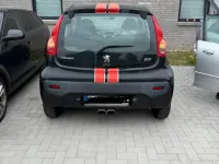 Gebraucht Peugeot 107 67 PS (49 kW) 2007 Schwarz Kleinwagen