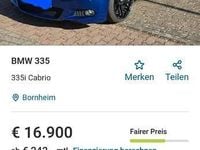 Gebraucht BMW 335 Cabriolet Performance 306 PS (225 kW) 2008 Blau Cabrio