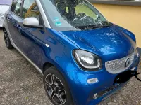 Usata Smart ForFour Passion 71 CV (52 kW) 2015 Blu Utilitaria