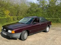 Käytetty Audi 80 70 HP (51 kW) 1990 Punainen Sedan