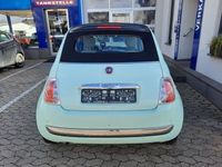 gebraucht Fiat 500 Cabrio in Mintgrün mit Navi