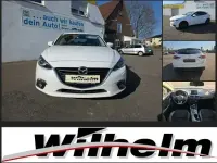 Gebraucht Mazda 3 Nakama 105 PS (77 kW) 2017 Satinweiß metallic (metallic) Limousine