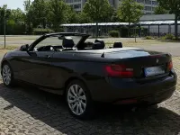 Brugt BMW 220 184 HK (135 kW) 2015 Sort Cabriolet