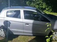 Gebraucht Mitsubishi Space Star 71 PS (52 kW) 2016 Silber Kleinwagen