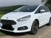 Gebraucht Ford S-MAX Titanium 209 PS (153 kW) 2015 Weiß Van / Kleinbus