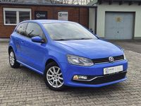 Gebraucht VW Polo Comfortline 60 PS (44 kW) 2015 Blau Kleinwagen