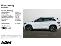 Gebraucht Skoda Kodiaq RS 245 PS (180 kW) 2023 Moonweiss metallic SUV