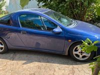 gebraucht Opel Tigra A Keramik blau metallic 3.Hd 64.500 km 66/90 KW/PS