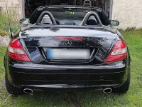 Second-hand Mercedes SLK200 163 CP (119 kW) 2007 Negru Cabrio