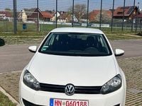 Gebraucht VW Golf VI Trendline 80 PS (58 kW) 2010 Weiß Kleinwagen