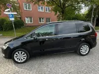 Gebraucht VW Sharan Trendline 150 PS (110 kW) 2017 Schwarz Van / Kleinbus