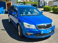 Gebraucht Skoda Octavia RS 170 PS (125 kW) 2012 Blau Kombi