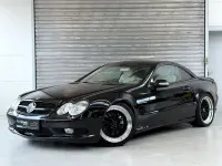 Gebraucht Mercedes SL500 AMG 306 PS (225 kW) 2003 Schwarz Cabrio