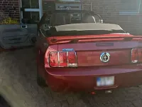 Gebraucht Ford Mustang 205 PS (150 kW) 2005 Rot Cabrio