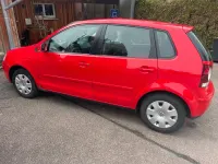 Brugt VW Polo 89 HK (65 kW) 2008 Rød Hatchback