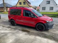 Gebraucht VW Caddy 75 PS (55 kW) 2017 Rot Van / Kleinbus
