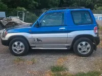 Gebraucht Mitsubishi Pajero 120 PS (88 kW) 2001 Blau SUV