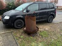 Gebraucht VW Touran Basis 102 PS (75 kW) 2004 Schwarz Van / Kleinbus