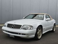 Gebraucht Mercedes SL500 AMG 306 PS (225 kW) 2001 Weiß Cabrio
