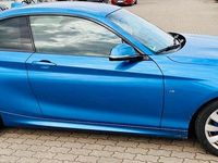 Second-hand BMW 220 M Performance 200 CP (147 kW) 2014 Albastru Coupe