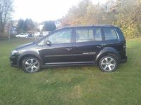 Gebraucht VW Touran Cross 140 PS (102 kW) 2008 Schwarz metallic Van / Kleinbus