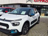 Gebraucht Citroën C3 Shine 110 PS (80 kW) 2022 Polar weiß/dach blau Kleinwagen