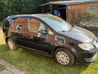 Gebraucht VW Touran 105 PS (77 kW) 2008 Schwarz Van / Kleinbus
