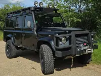 Gebraucht Land Rover Defender SE 122 PS (89 kW) 2005 Schwarz Kombi