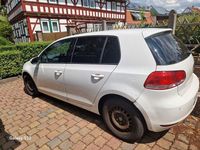 Gebraucht VW Golf VI Highline 122 PS (89 kW) 2010 Weiß Kleinwagen