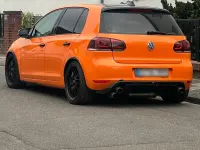 Usata VW Golf VI 105 CV (77 kW) 2011 Arancione Utilitaria