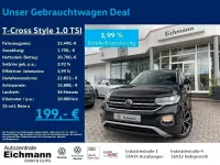 Gebraucht VW T-Cross Style 110 PS (80 kW) 2022 Schwarz SUV
