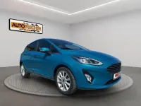 Gebraucht Ford Fiesta Titanium 101 PS (74 kW) 2017 Blau Kleinwagen