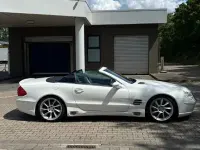 Gebraucht Mercedes SL500 306 PS (225 kW) 2003 Weiß Cabrio