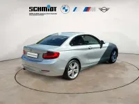 Gebraucht BMW 218 Advantage 150 PS (110 kW) 2015 Glaciersilber metallic Coupé