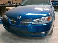 Gebraucht Nissan Almera 115 PS (84 kW) 2004 Blau Kleinwagen
