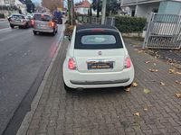 Gebraucht Fiat 500 Lounge 69 PS (50 kW) 2013 Bianco bianco/ bossa nova/calc Cabrio