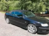 Gebraucht Saab 9-3 Cabriolet Aero 209 PS (153 kW) 2005 Schwarz Cabrio