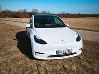 Gebraucht Tesla Model Y Long Range AWD 378 kW (514 PS) 2022 Weiß SUV