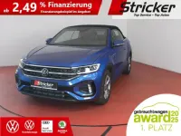 Gebraucht VW T-Roc Cabriolet R-line 150 PS (110 kW) 2025 Ravennablau metallic schwarz (metallic) Cabrio