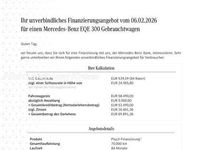 Gebraucht Mercedes EQE300 AMG Line Premium Plus 180 kW (245 PS) 2023 Obsidianschwarz  lack SUV