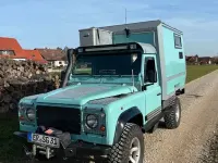 Gebraucht Land Rover Defender 128 PS (94 kW) 1996 Blau SUV
