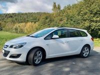 Gebraucht Opel Astra 110 PS (80 kW) 2014 Weiß Kombi